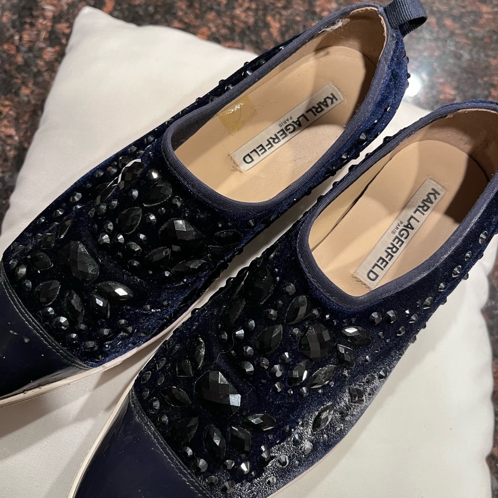 Karl Lagerfeld Beaded Shoes Size 8.5